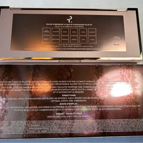 NWT🌷Patrick Ta Major Dimension III Matte Eyeshadow Palette - Picture 6 of 6
